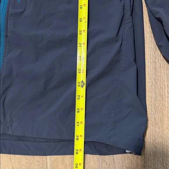 Rab Sawtooth Softshell Jacket Mens Gray Blue Full Zip Pockets Outdoors - Picture 2 of 7